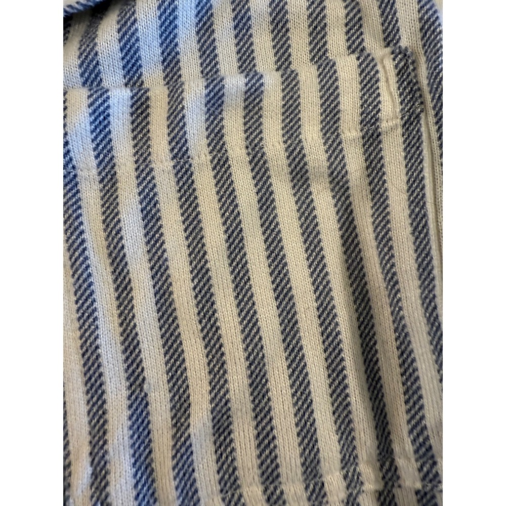 C&C California Womens Blue White Striped Long Sleeve Button Down‎ Shirt Small - Picture 3 of 5